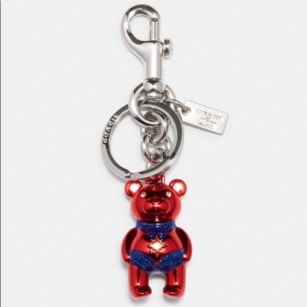 MARVEL x COACH Carol Danvers Bear Bag Charm